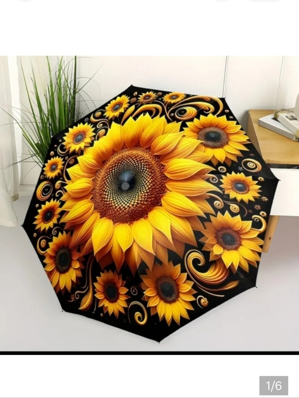 🆕️🌻☔️  SUNFLOWER BURST COMPACT UMBRELLA ☔️🌻